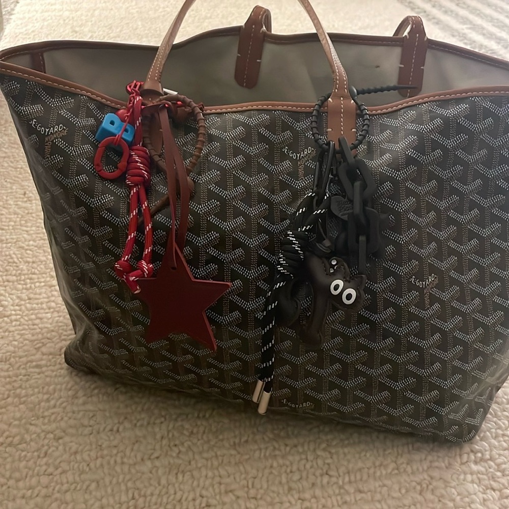 Leather bag charms